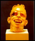 Sculpture Laughing Man by Steff Rocknak