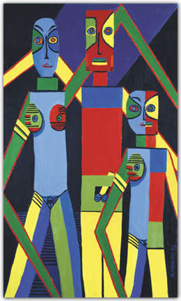 Art by Soraida Martinez, Verdadism, Interracial Family