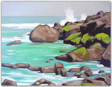 Rehoboth Beach, Painting the Town, Art by Andrew Criss